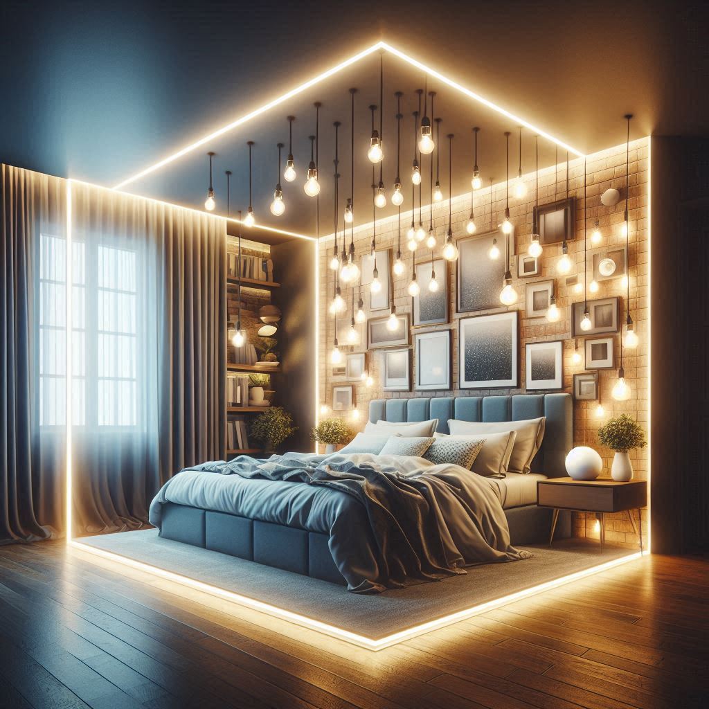 iluminacion inteligente para un dormitorio